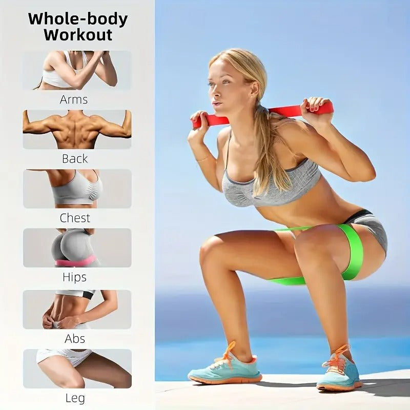 5pcs Resistance Bands Set – Tension Bands for Full Body Workout