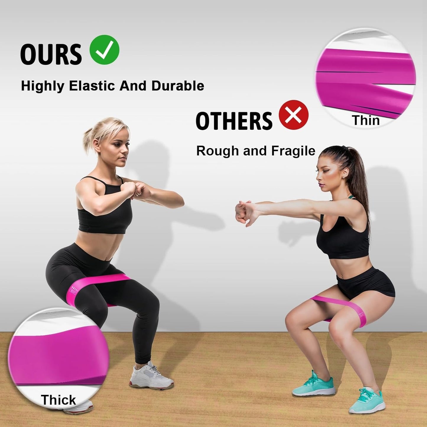 5pcs Resistance Bands Set – Tension Bands for Full Body Workout
