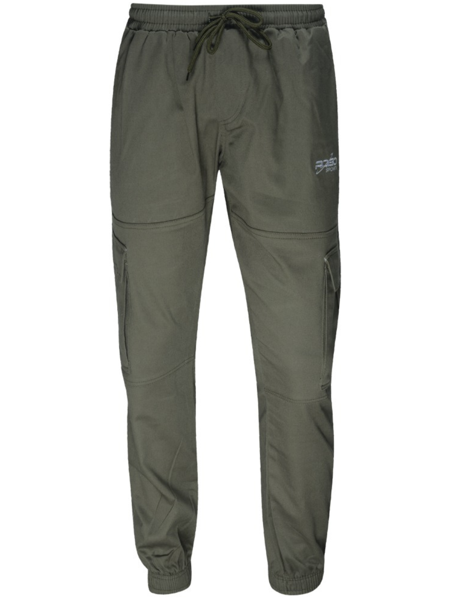 Robo Sports Men’s Cargo Durable Trousers with 6 Pockets