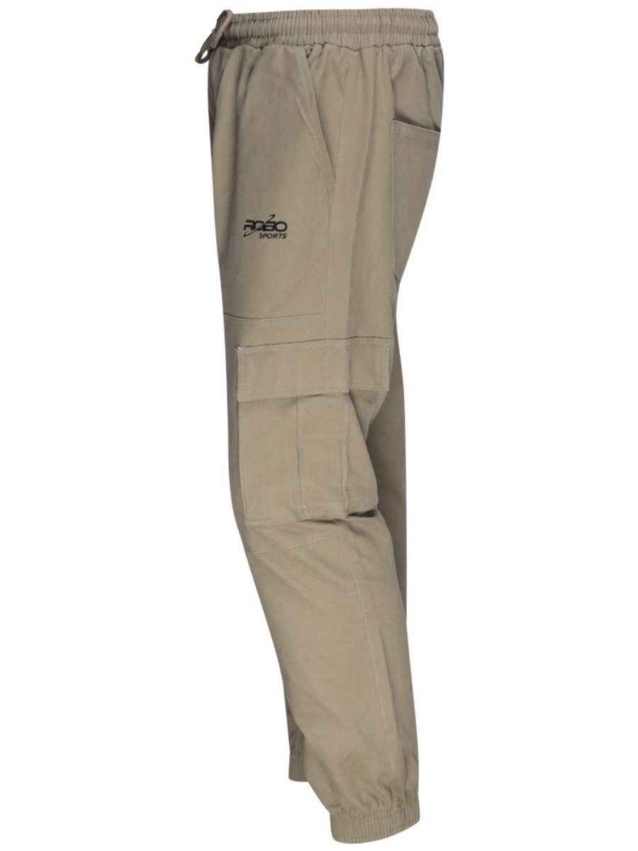 Robo Sports Men’s Cargo Durable Trousers with 6 Pockets