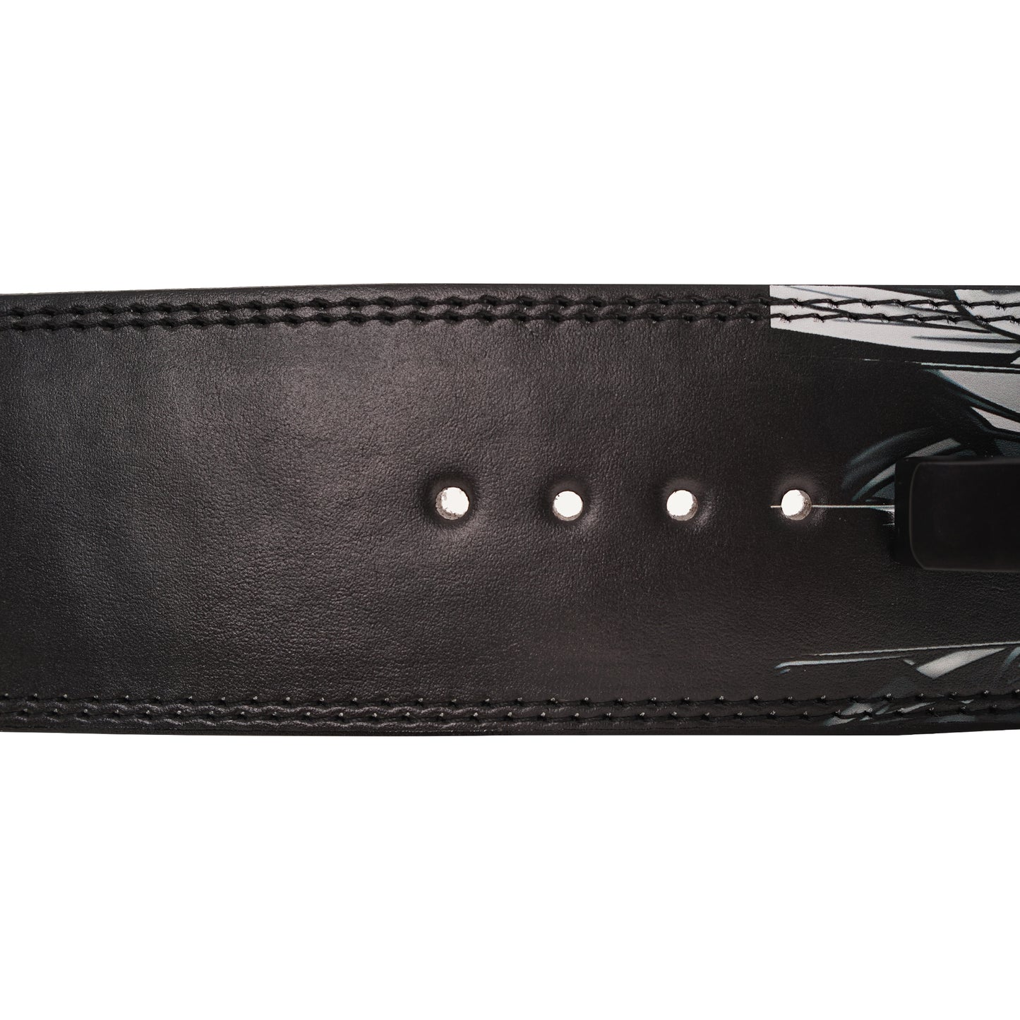 Anime Weight Lifting Belt with Lever Buckle – 10mm Genuine Leather Gym Belt
