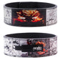 Anime Weight Lifting Belt with Lever Buckle – 10mm Genuine Leather Gym Belt