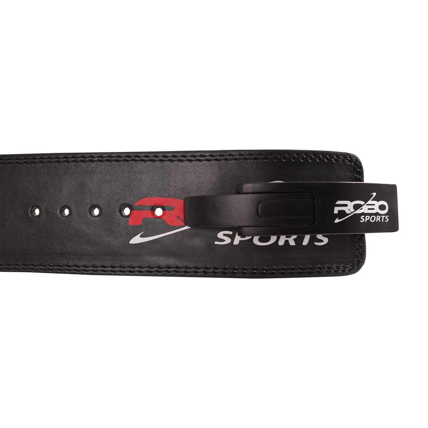 Anime Weight Lifting Belt with Lever Buckle – 10mm Genuine Leather Gym Belt