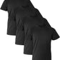 Men’s T-Shirt 100% Cotton (Pack of 5) Black white t Shirt – Soft, Comfortable, Classic Fit