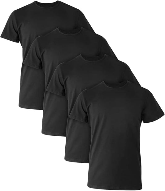 Men’s T-Shirt 100% Cotton (Pack of 5) Black white t Shirt – Soft, Comfortable, Classic Fit