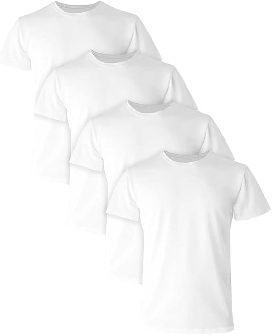 Men’s T-Shirt 100% Cotton (Pack of 5) Black white t Shirt – Soft, Comfortable, Classic Fit