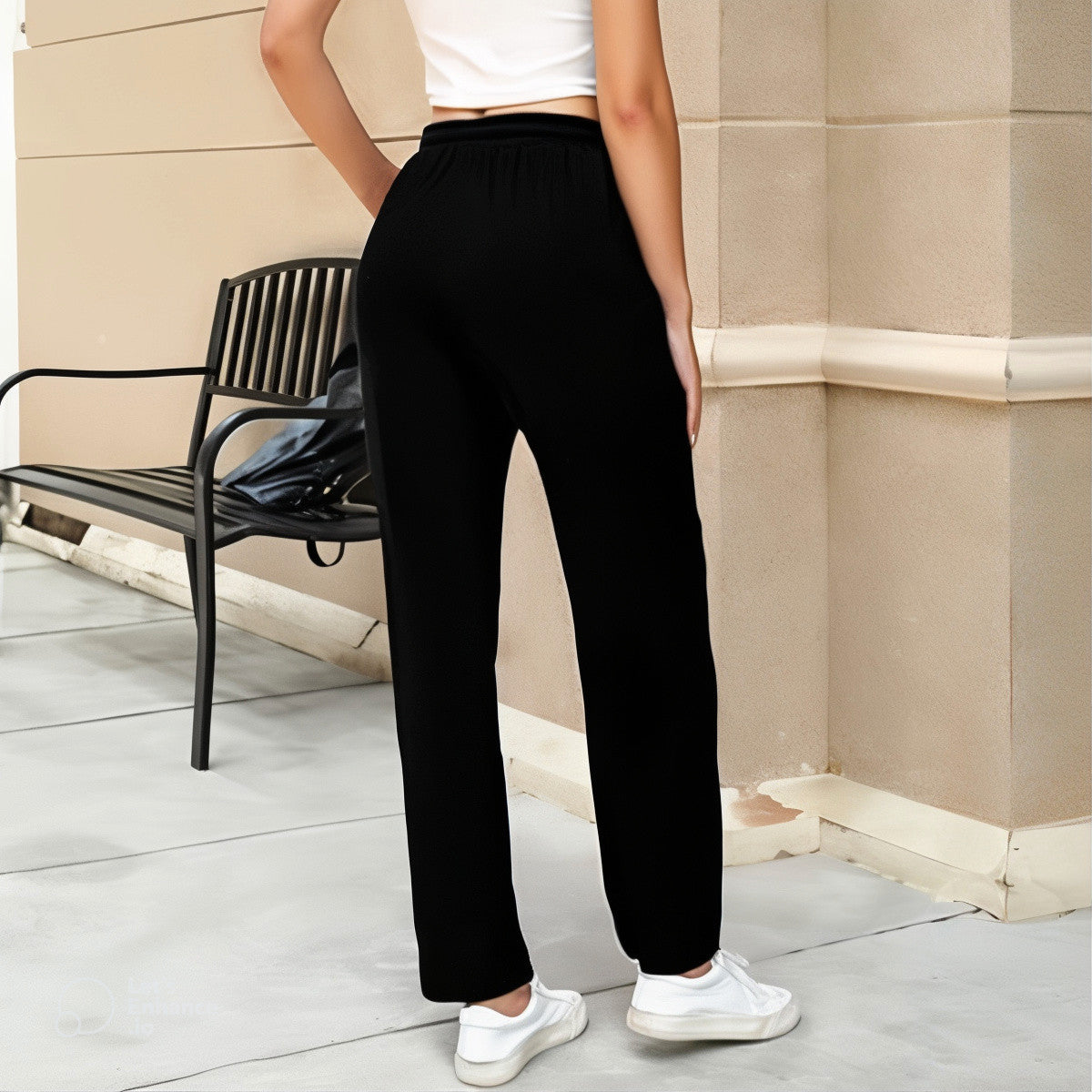 ROBO SPORTS Women’s Joggers – Slim Fit Fleece Trousers for Gym, Yoga & Daily Wear