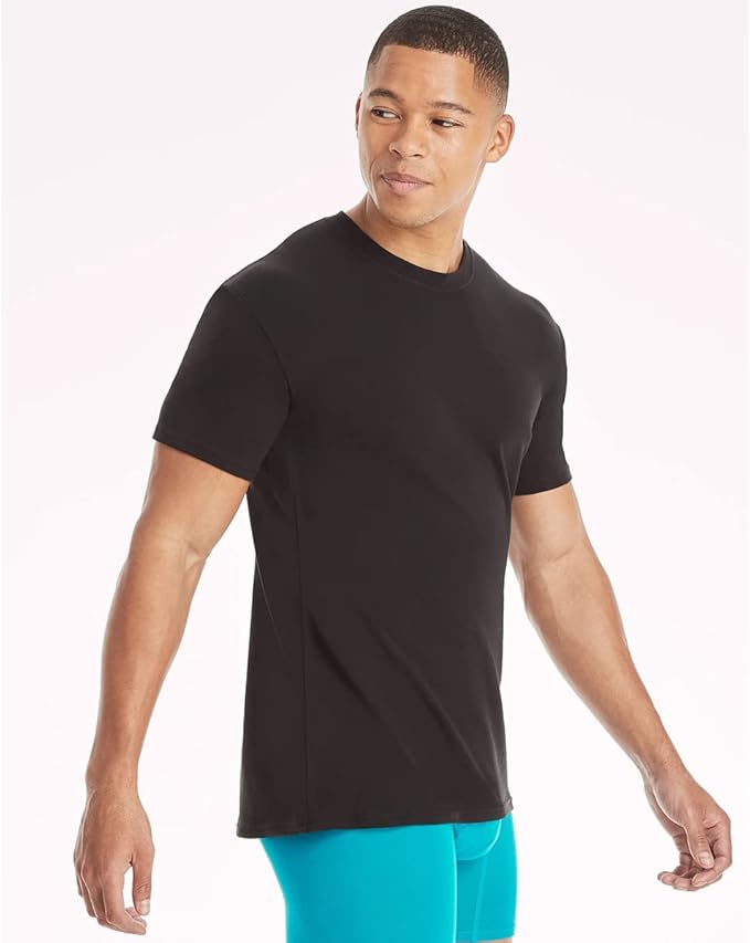 Men’s T-Shirt 100% Cotton (Pack of 5) Black white t Shirt – Soft, Comfortable, Classic Fit