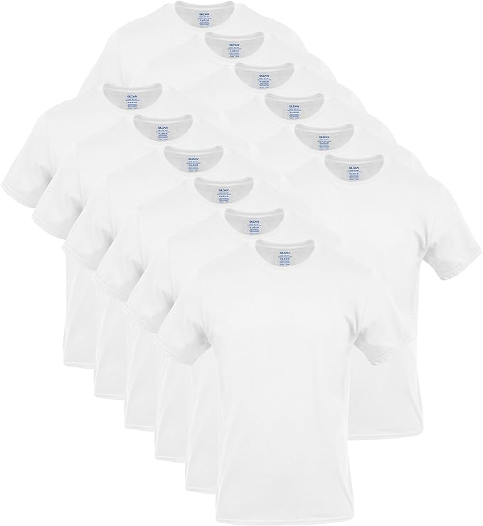 Men’s T-Shirt 100% Cotton (Pack of 5) Black white t Shirt – Soft, Comfortable, Classic Fit