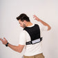 Running Vest with Water Bottle and Towel - Adjustable Unisex Reflective Vest with Phone Holder and Storage
