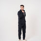 Mens Tracksuit Set Cotton Polyester Fleece Hoodie Joggers Casual Gym Loungewear