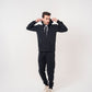 Mens Tracksuit Set Cotton Polyester Fleece Hoodie Joggers Casual Gym Loungewear