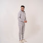 Mens Tracksuit Set Cotton Polyester Fleece Hoodie Joggers Casual Gym Loungewear