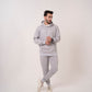 Mens Tracksuit Set Cotton Polyester Fleece Hoodie Joggers Casual Gym Loungewear
