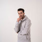 Mens Tracksuit Set Cotton Polyester Fleece Hoodie Joggers Casual Gym Loungewear