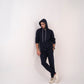 Mens Tracksuit Set Cotton Polyester Fleece Hoodie Joggers Casual Gym Loungewear