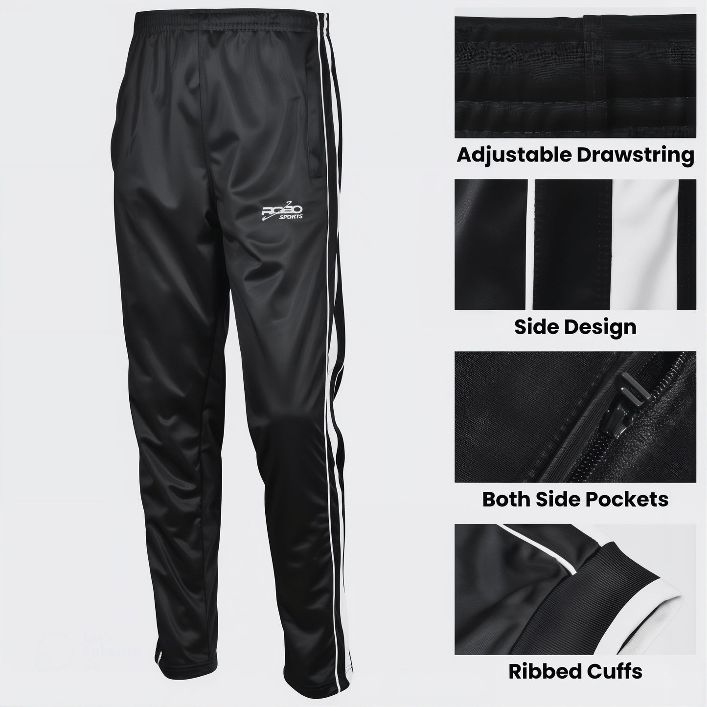 Men’s Striped Tracksuit Set – Jogging Suit for Gym, Casual & Sportswear