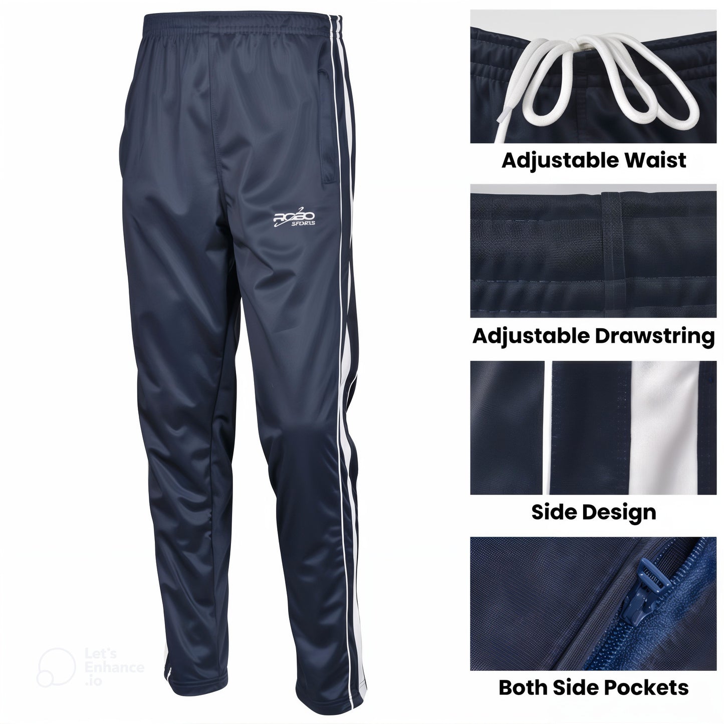 Men’s Striped Tracksuit Set – Jogging Suit for Gym, Casual & Sportswear