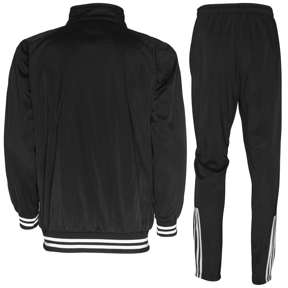 New Mens Tracksuit Sets Bottoms Jogging Casual Gym Jogging Striped Sweat Suits