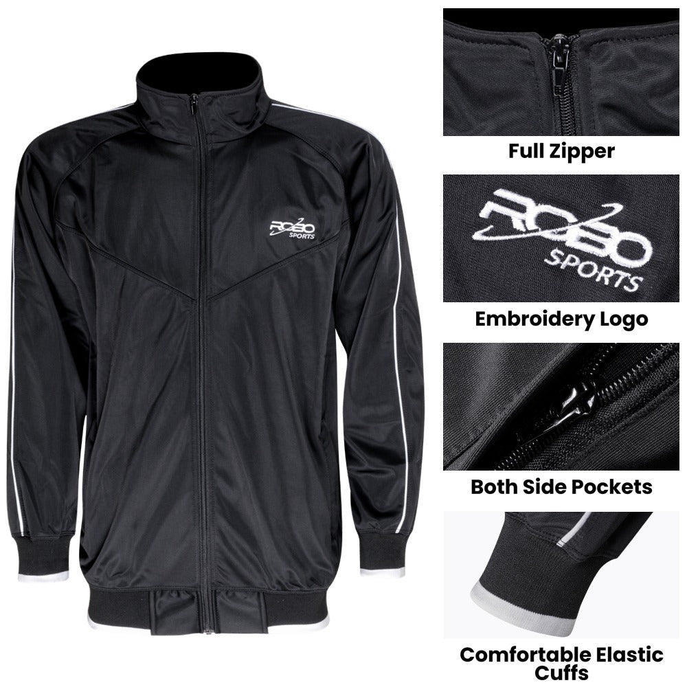 Robo Sports Men’s Tracksuit Set – 2-Piece Athletic Sweat Suit for Training & Casual Wear