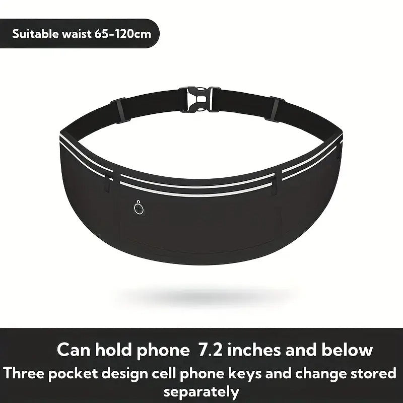 Unisex Ultra-Thin Running Belt – Lightweight & Secure Fitness Waist Bag