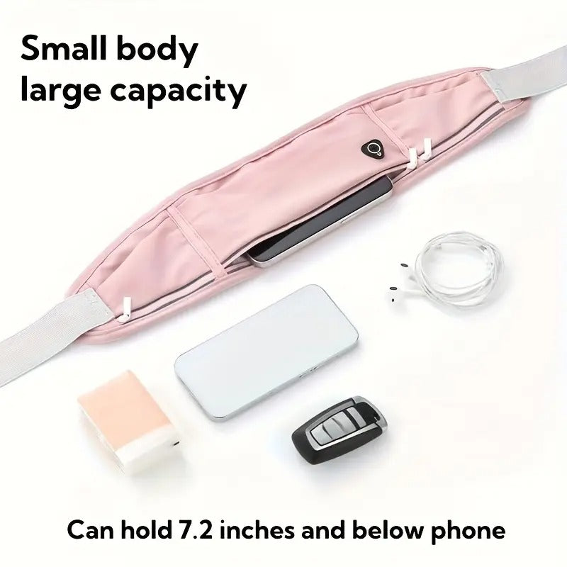 Unisex Ultra-Thin Running Belt – Lightweight & Secure Fitness Waist Bag